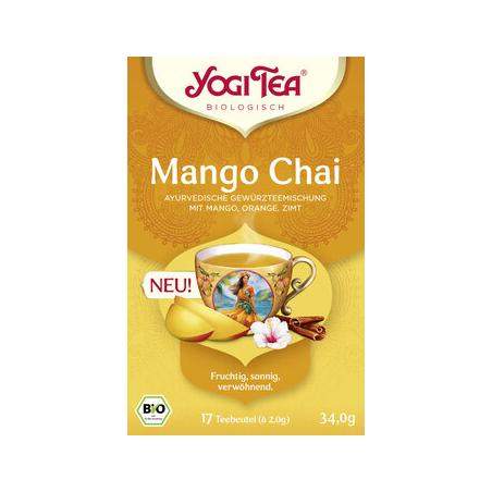 Yogi Tea - CH-Mango Chai Gewürztee
