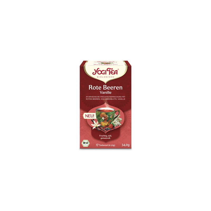 Yogi Tea - CH-Rote Beere Vanille Tee 17 Btl