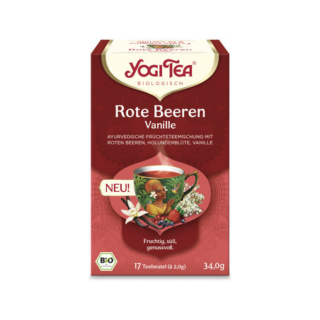 Yogi Tea - CH-Rote Beere Vanille Tee 17 Btl