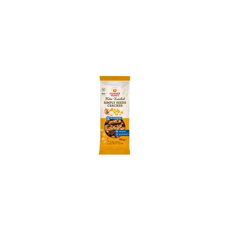 Hammermühle - SimplySeeds Cracker Käse-Zwiebel gf