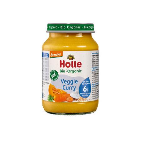 Holle - Veggie Curry demeter Gläschen