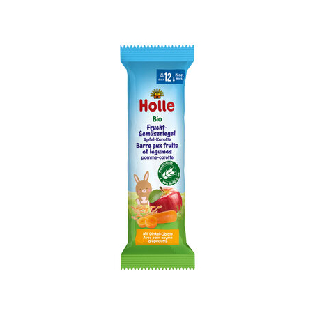 Holle - Frucht-Gemüseriegel Apfel-Karotte