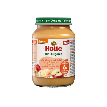 Holle - Apfel&Banane mit Dinkel demeter