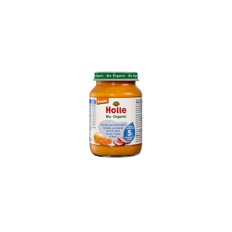 Holle - Karotte Kartoffel&Rind demeter