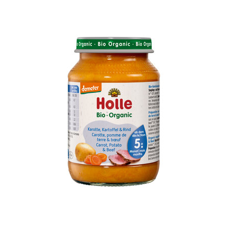 Holle - Karotte Kartoffel&Rind demeter