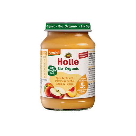 Holle - Apfel & Pfirsich demeter