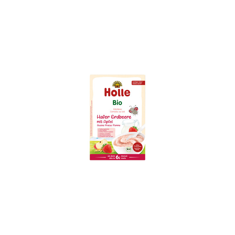 Holle - Milchbrei Hafer Erdbeere mit Apfel