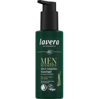 Lavera - Men sensitiv 2in1 Gesichtswaschgel