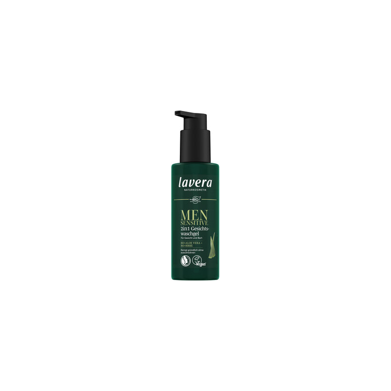 Lavera - Men sensitiv 2in1 Gesichtswaschgel
