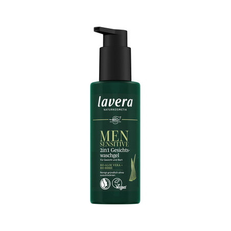 Lavera - Men sensitiv 2in1 Gesichtswaschgel