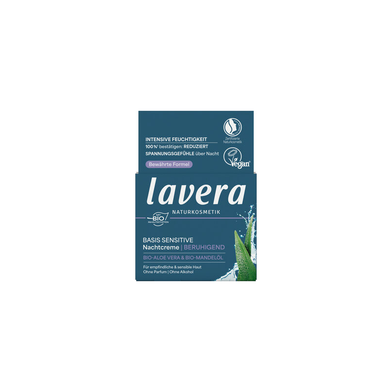 Lavera - Beruhigende Nachtcreme Basis sensit