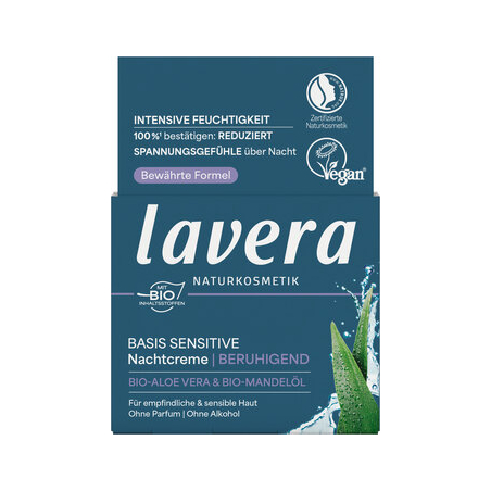 Lavera - Beruhigende Nachtcreme Basis sensit