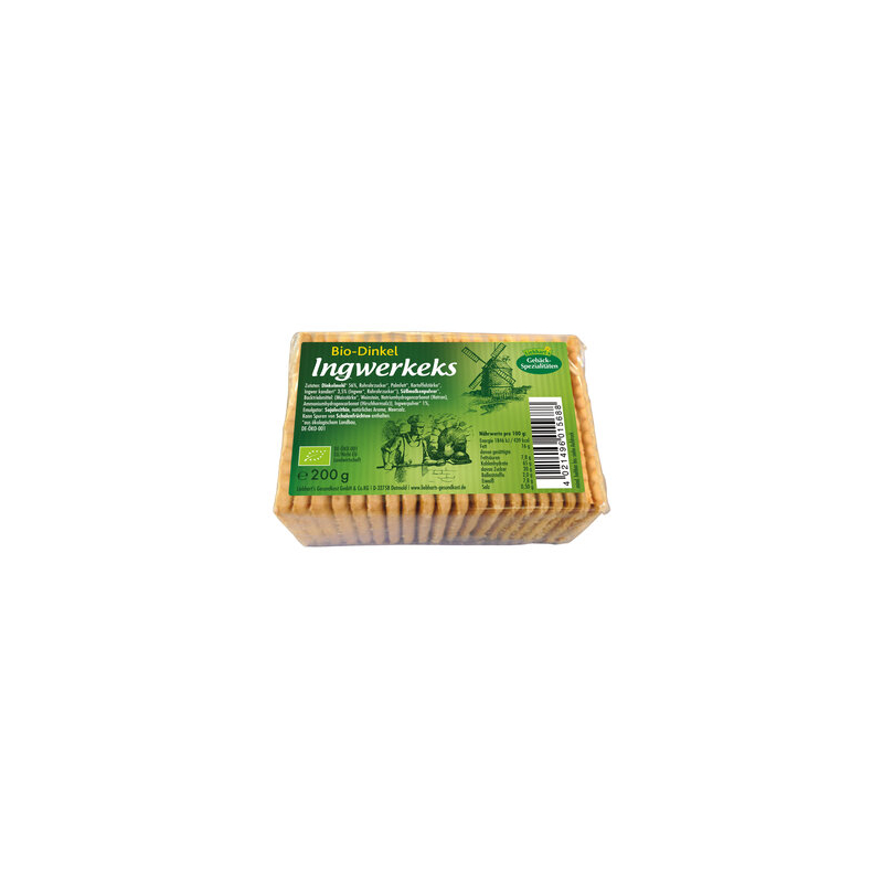 Liebhart's Gesundkost - Dinkel-Ingwerkeks