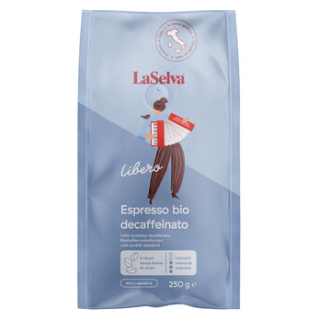 LaSelva - Libero Espresso entkoff ganze Bohne