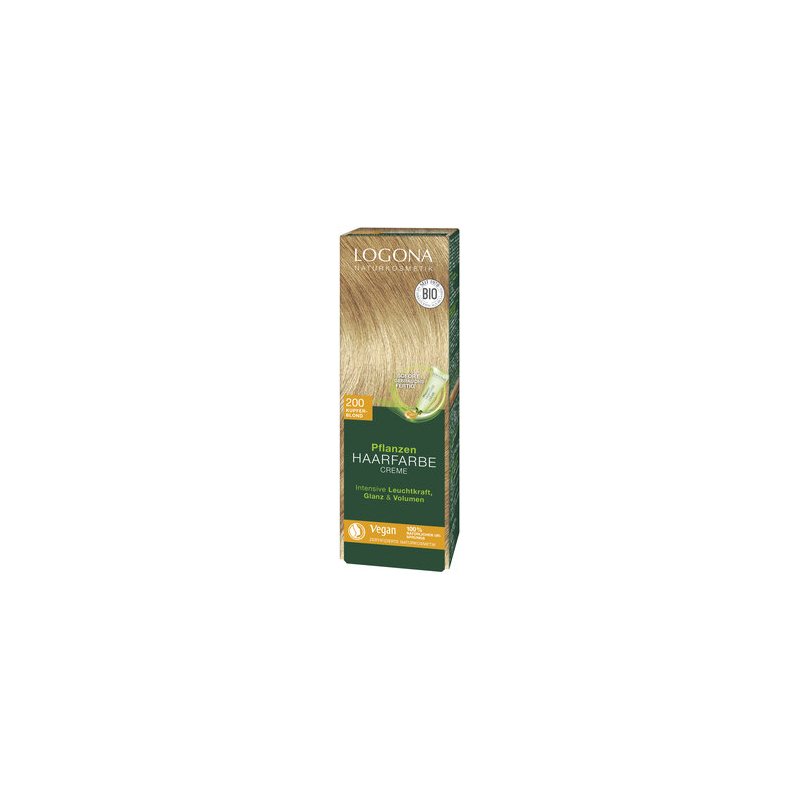 Logona - Pflanzen Haarfarbe Creme 200 kupfer