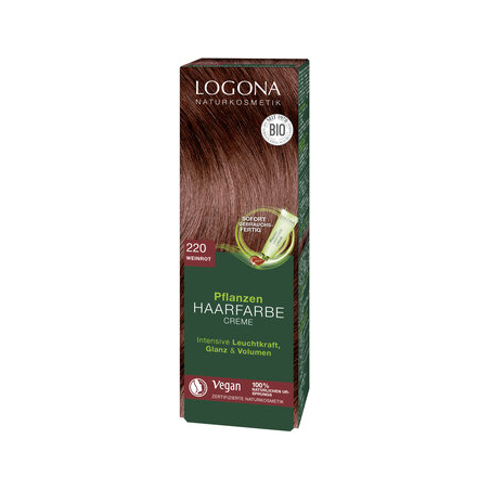 Logona - Pflanzen Haarfarbe Creme 220 weinro