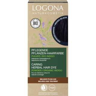 Logona - Pfl. Haarf. Pulver 12 Indigoschwarz