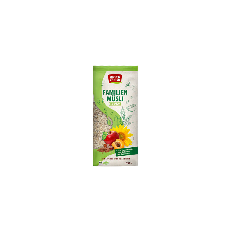 Rosengarten - Familien Müsli ungesüsst