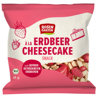 Rosengarten - Erdbeer Cheesecake Snack