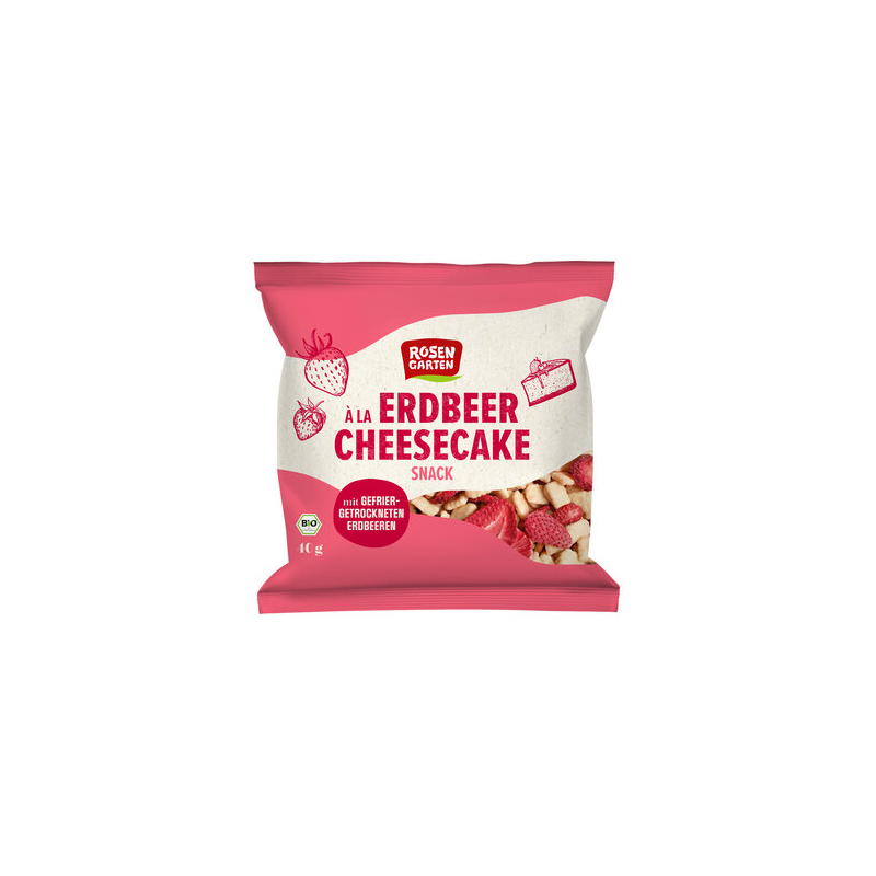 Rosengarten - Erdbeer Cheesecake Snack