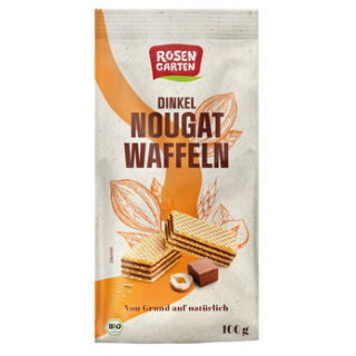 Rosengarten - Dinkel Nougat Waffeln