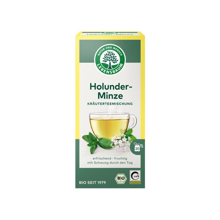 Lebensbaum - Holunder Minze Kräutertee 20 Btl