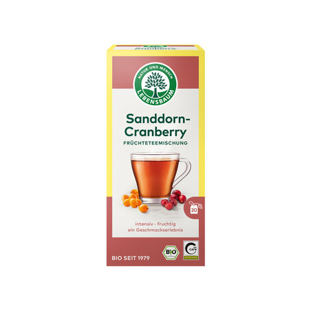 Lebensbaum - Sanddorn Cranberry Früchtetee 20Btl