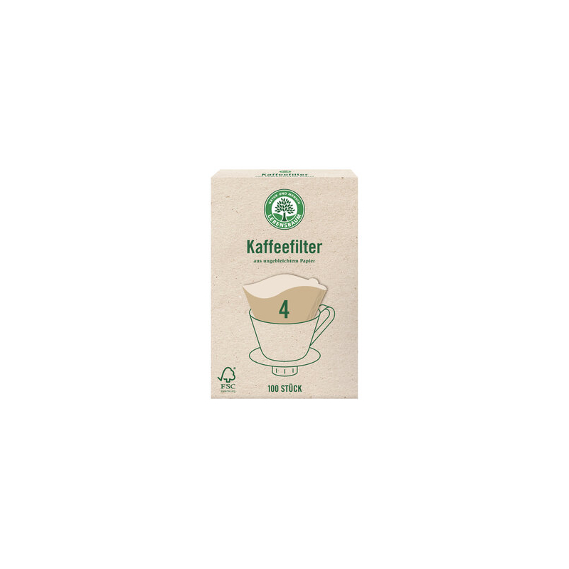 Lebensbaum - Kaffeefilter Gr.4 (100 Stk)