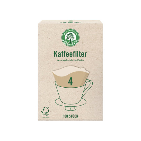 Lebensbaum - Kaffeefilter Gr.4 (100 Stk)