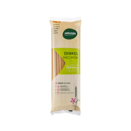 Naturata - Maccaroni lang Dinkel hell demeter