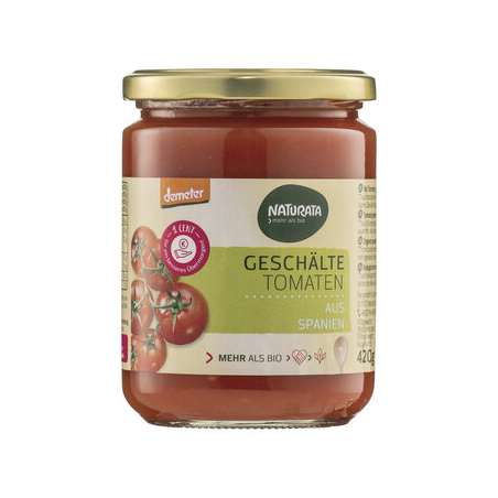 Naturata - Geschälte Tomaten in Tomatensaft