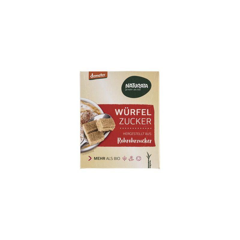 Naturata - Würfelzucker Roh Rohrz demeter