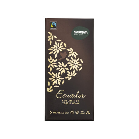 Naturata - Edelbitter Schokolade 70% Ecuador