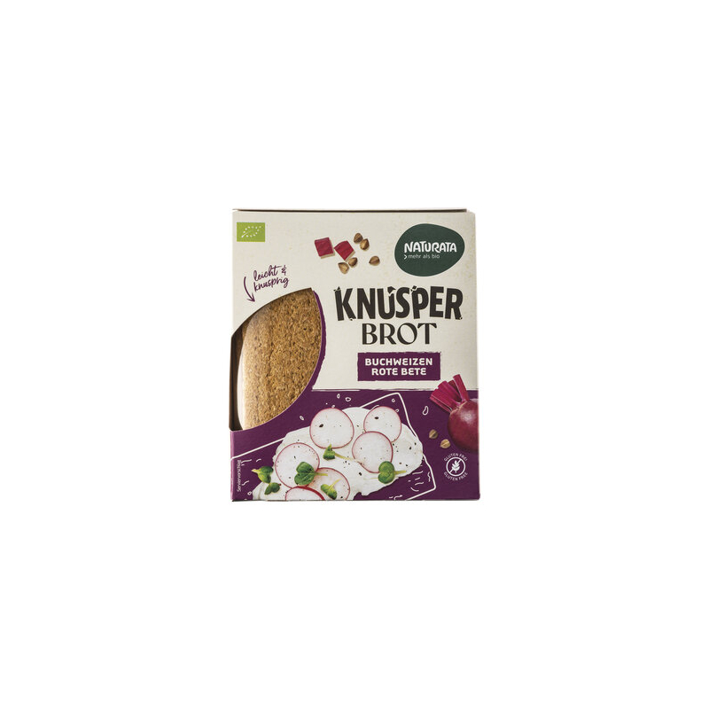 Naturata - Knusperbrot Buchweizen & Rote Bete