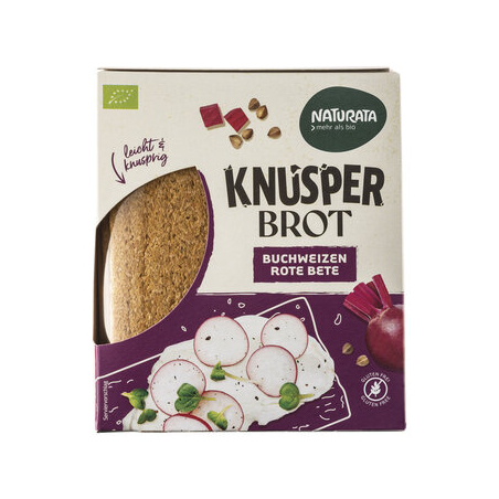 Naturata - Knusperbrot Buchweizen & Rote Bete