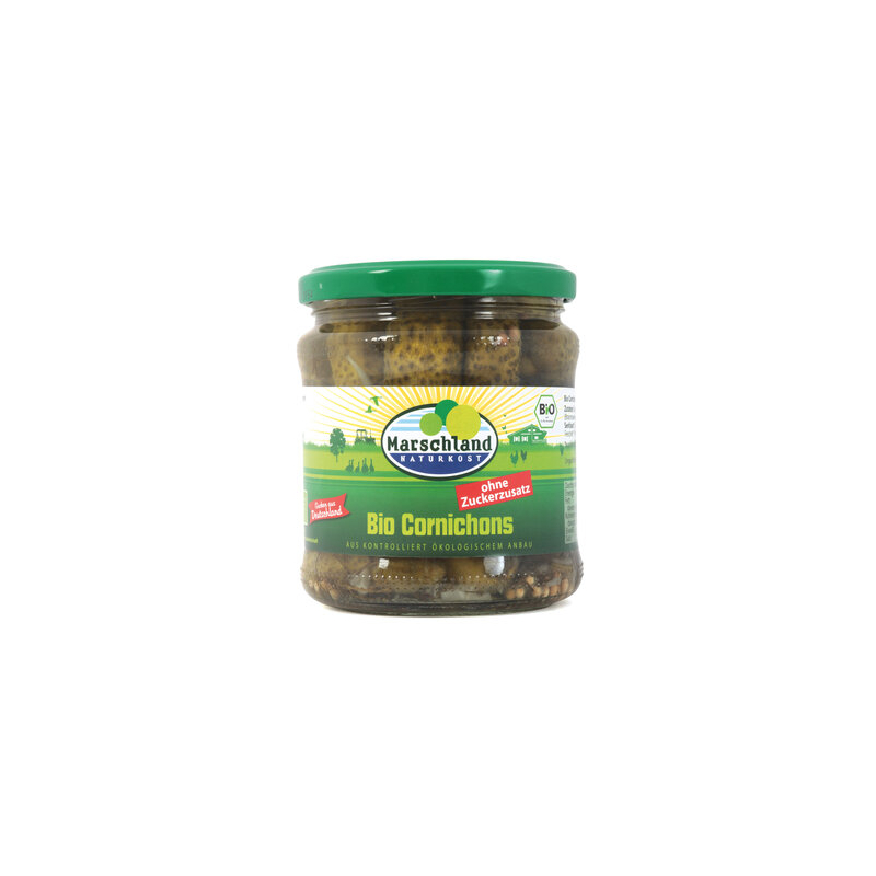 Marschland Naturkost - Cornichons Ohne Zucker
