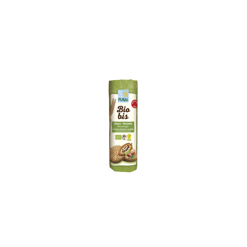 Pural - Biobis Nussnougat Dinkel Doppelkeks