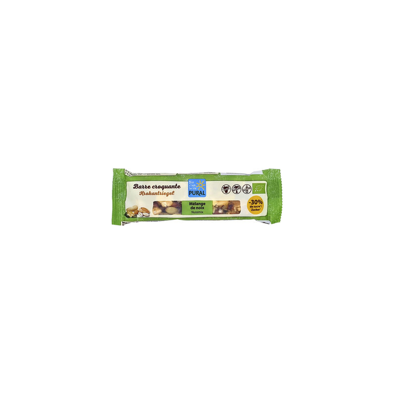 Pural - Nussmix Riegel -30% Zucker