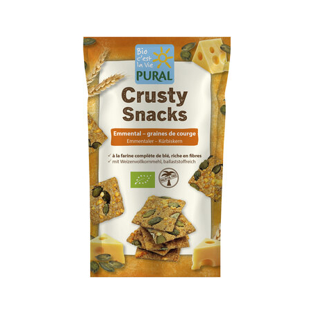 Pural - Crusty Snacks Käse-Kürbis Knäckebro