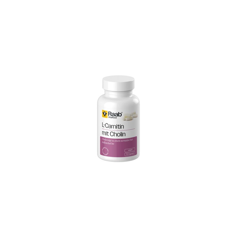 Raab Vitalfood - L-Carnitin mit Cholin Kapseln konv