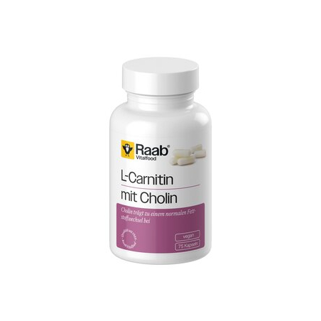 Raab Vitalfood - L-Carnitin mit Cholin Kapseln konv