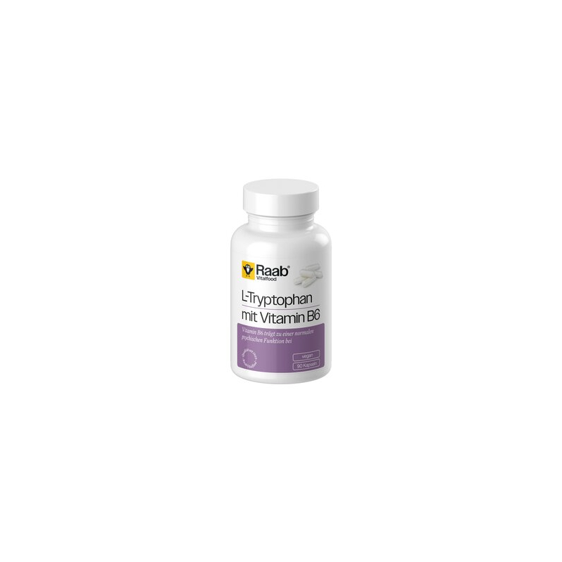 Raab Vitalfood - L-Tryptophan mit Vitamin B6 Kapseln