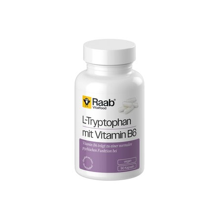 Raab Vitalfood - L-Tryptophan mit Vitamin B6 Kapseln