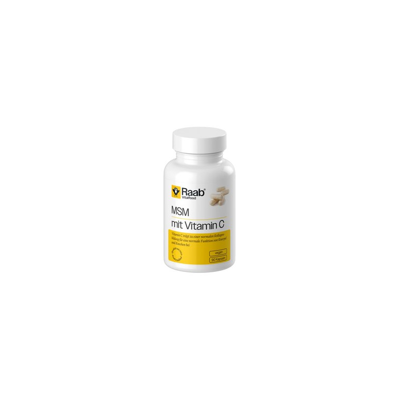 Raab Vitalfood - MSM mit Vitamin C Kapseln konv