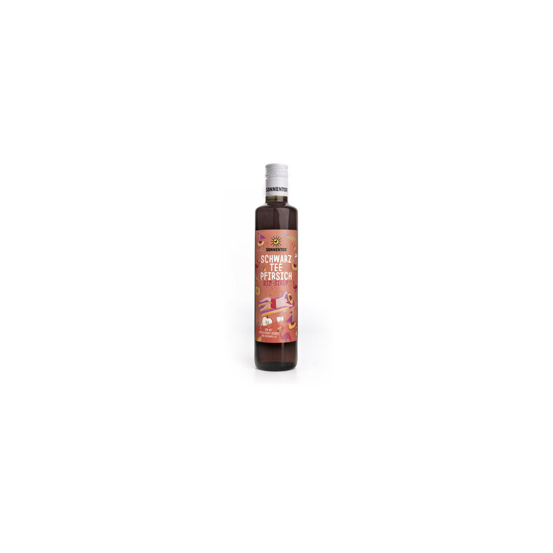 Sonnentor - Schwarztee Pfirsich Eistee Sirup
