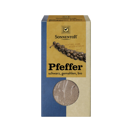 Sonnentor - Pfeffer schwarz gemahlen Packung