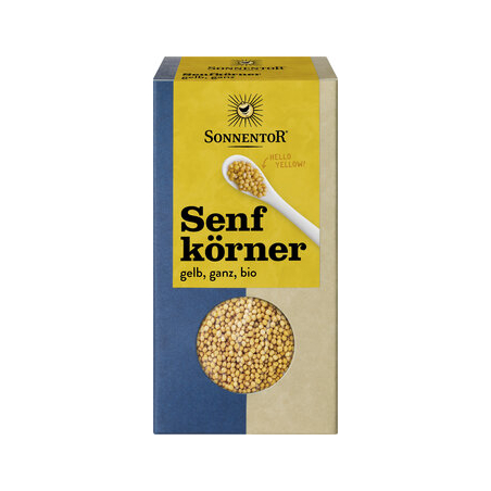 Sonnentor - Senfkörner gelb ganz Packung