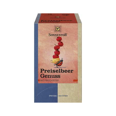 Sonnentor - Preiselbeer Genuss-Früchtetee Btl