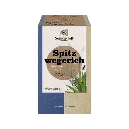 Sonnentor - Spitzwegerich Doppelkammerbeutel