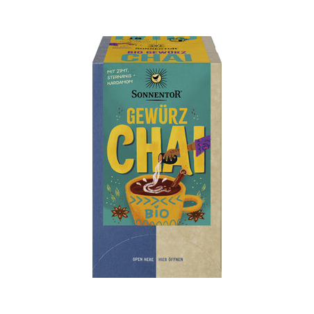 Sonnentor - Gewürz Chai Doppelkammerbeutel